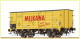 Brawa 67488, EAN 4012278674889: N Gedeckter Güterwagen Milkana DB, Epoche III