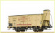 Brawa 67489, EAN 4012278674896: N Gedeckter Güterwagen Lambertz DR, Epoche II