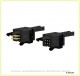 Brawa 93717, EAN 4012278937175: H0 electrical coup. 6-pin [2 pairs]