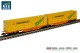 REE Modeles NW233, EAN 2000075510679: N Containertragwagen 2x 45`Containerships Magnum Container, Wascosa