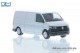 Rietze 11620, EAN 4037748116201: 1:87 VW T6.1 LR Kasten FD reflexsilber