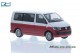 Rietze 11662, EAN 4037748116621: H0/1:87 VW T6 Bus KR reflexsilber/fortanorot