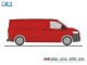 Rietze 11718, EAN 4037748117185: VW T7 Kasten rot