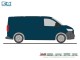 Rietze 11724, EAN 4037748117246: VW e-T7 Kasten blau