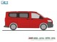 Rietze 11727, EAN 4037748117277: VW e-T7 Bus rot
