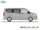 Rietze 11735, EAN 4037748117352: VW T7 Caravelle grau
