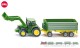 Siku 1843, EAN 4006874018437: 1:87,John Deere mit Anhänger