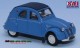 SAI Collection 6003, EAN 2000075301758: 1:87 Citroen 2CV AZLP 1958, blau, mit geschlossenem dunkelblauem Rolldach