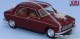 SAI Collection 6266, EAN 2000075437334: 1:87 Peugeot 204 1968 Hochzeitauto purpurrot