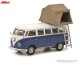 Schuco 450377800, EAN 4007864059041: 1:43 VW T1, blau/weiß, Bus mit Dachzelt