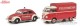 Schuco 450774300, EAN 4007864052202: 1:32 Feuerwehr Set VW Käfer und VW T1 Pritsche/Plane, rot weiß (mhi)