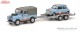 Schuco 452659500, EAN 4007864049608: 1:87 Land Rover 88 mit Anhänger und Mini Cooper