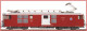 Bemo 1263202, EAN 2000075212863: H0m DC analog Gepäcktriebwagen Deh 4/4 52 Tujetsch FO III-IV