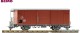 Bemo 2293128, EAN 2000075779960: H0m DC Gedeckter Güterwagen Gbk 5528 RhB