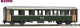 Bemo 3256101, EAN 2000075490926: H0m DC RhB Personenwagen AB 1541