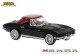 Brekina 18025, EAN 4026538180256: Corvette C2 Cabrio, schwarz
