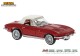 Brekina 18026, EAN 4026538180263: Corvette C2 Cabrio, rot