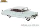 Brekina 18355, EAN 4026538183554: Cadillac Fleetwood 1955, pastellblau/weiß
