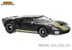 Brekina 18552, EAN 4026538185527: Ford GT40 1966 schwarz/gold