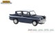 Brekina 19337, EAN 4026538193379: Ford Anglia dunkelblau / weiß