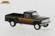 Brekina 19811, EAN 4026538198114: 1:87 Jeep Gladiator B, Honcho, schwarz mit rot, orange, und gelben Streifen