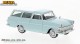 Brekina 20071, EAN 4026538200718: 1:87 Opel P2 CaraVan türkis/weiß