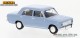Brekina 22416, EAN 4026538224165: Fiat 124, hellblau, 1966,
