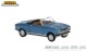 Brekina 29182, EAN 4026538291822: Peugeot 204 Cabriolet blau
