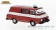 Brekina 30812, EAN 4026538308124: 1:87 Skoda 1203 Halbbus 1969, Feuerwehr
