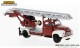 Brekina 35431, EAN 4026538354312: 1:87 Opel Blitz Feueuerwehr Drehleiter DL 18 rot/weiß 1952