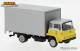 Brekina 35912, EAN 4026538359126: 1:87 Bedford TK Koffer PTT (CH) 1960