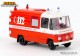 Brekina 36934, EAN 4026538369347: 1:87 Mercedes-Benz L508 RTW 1970 der Feuerwehr Frankfurt