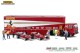 Brekina 58575, EAN 4026538585754: Fiat Renntransport-SZ Ferrari mit 2x F1 312T2 +6 Fig.