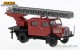 Brekina 71765, EAN 2000075610690: 1:87 IFA S 4000-1 Servicewagen mit Drehleiter der Feuerwehr