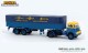 Brekina 85237, EAN 4026538852375: 1:87 DAF Do 2000 Pritschen-Sattelzug mit Plane SBS (NL)
