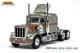 Brekina 85712, EAN 4026538857127: 1:87 US Truck Peterbilt 359 silber-metallic/orange 1973