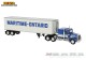 Brekina 86260, EAN 4026538862602: Kenworth W900 Koffersattelzug Maritime Ontario