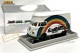 Brekina 932291, EAN 2000075307842: 1:87 VW T1 Großraumkasten Regenbogen Hilden mit Stadtsilhouette - Exklusiv für Modellbahn-Kramm