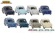 Brekina 99306, EAN 4026538993061: Set mit 8 VW Typ 3, sortiert