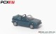 Brekina PCX870310, EAN 4052176563533: H0/1:87 VW Golf I Cabriolet, metallic-dunkelgrün, 1991 (PCX)
