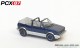 Brekina PCX870311, EAN 4052176563564: H0/1:87 VW Golf I Cabriolet, metallic-dunkelblau/silber, 1991 (PCX)