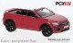 Brekina PCX870601, EAN 2000075647986: VW T-Roc Cabriolet (2022), metallic-rot, offen