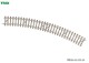 TRIX 14510, EAN 4028106145100: Curved Track with Concrete Ties