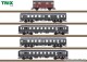TRIX 23508, EAN 4028106235085: H0 DC Personenzug mit Güterwagen DB