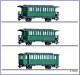 Tillig 01177, EAN 4012501011771: H0e analog Personenwagenset einer Museumsbahn