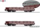 Tillig 70071, EAN 4012501700712: H0 DC 2er Set Schwerlastwagen Rmms 3960 beladen mit Neuschotter DR