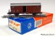 1A.Gebrauchtware 711.0046256.001, EAN 2000075451538: Roco H0 46256 gedeckter Güterwagen 2-achsig braun DB