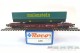 1A.Gebrauchtware 711.0046358.002, EAN 2000075449771: Roco H0 46358 Einheitstaschenwagen 4-achsig braun DB mit ´malenstein´-Auflieger