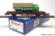 1A.Gebrauchtware 711.0066472.001, EAN 2000075520234: Roco H0 DC 66472 Rungenwagen mit Wiking MAN LKW BAYWA DB