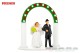 Vollmer 42365, EAN 4026602423654: H0 Set Bride and Groom with Wedding Arch